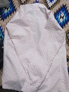 Pink Textured Shirt