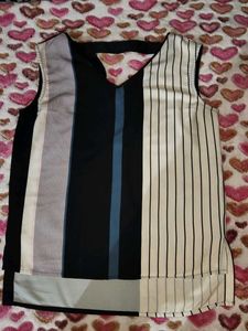 Striped Sleeveless Top