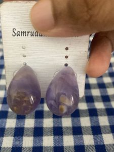 Amethyst TRENDY Drop Earrings