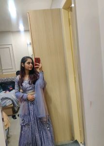 Levender Lehenga