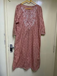 Peach Kurti