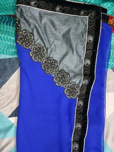 Elegant Blue Saree
