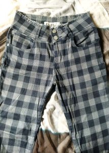 Checked Forth Jeans