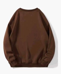 Unisex Drop Shoulder Sweatshirt Oversized Crew Nec