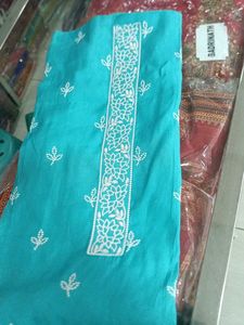 Teal Embroidered Salwar Kameez