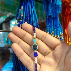 🌸3 Pcs Rudraksha Rakhi🌸