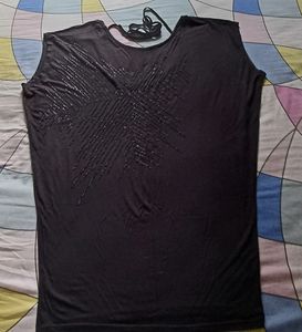Black Embellished Top