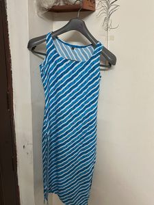 Blue Striped Dress