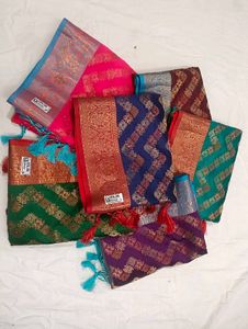 Assorted Colorful Silk Sarees