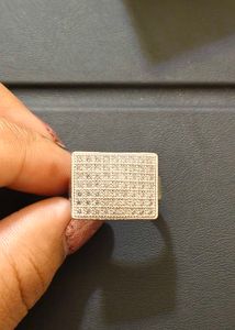 Sparkling gents Silver Ring