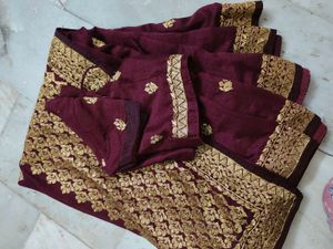 Beutiful Saree With Blouse 🤩