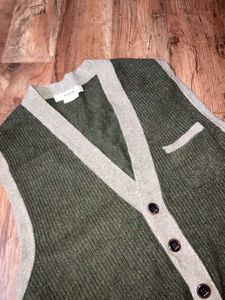 Olive Sweater Vest