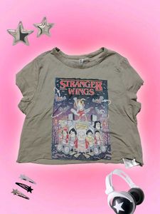 PRICE DROP❗️H&M Stranger Things Crop Babytee