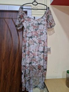 Floral Print Mini Dress