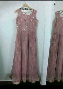 SEQUINS WORKED WEDDING GOWN WITH DUPATTA