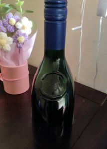 Decorative Green Glass Bottle 🍾🍾