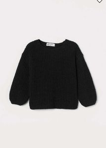 Cozy Black Knit Sweater