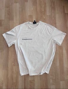 White Tee with Landscape Graphic