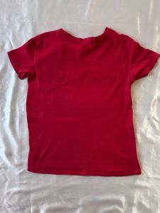 Red Solid T-shirt