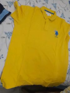 Yellow USPA Polo T-Shirt