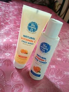 Natural Vitamin C Face Toner &amp; Natural Vitamin C Face Wash.