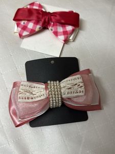 Handmade Hair Bows - Set of 2