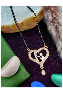 Couple  Heart Short Mangalsutra