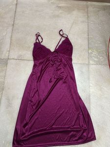 Silky Purple Nighty