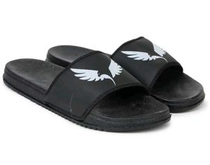 Men slides/flip flops (Black,8)