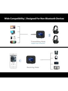Walkie 2 in 1 LCD Display Bluetooth Transmitter