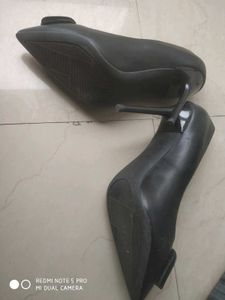Black Pencil Heels