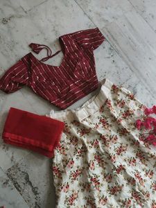 Floral Lehenga Choli Set 🌺🌸