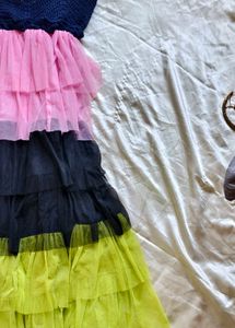 I. RUFFLE PARTY READY DRESS