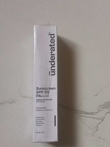 Underrated Sunscreen SPF 50