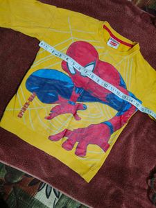 Spiderman Sweatshirt 5 To 6 Year