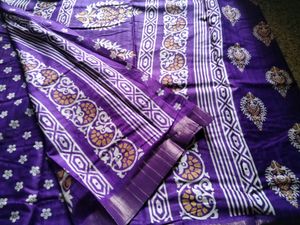 New Purple Colour Saree