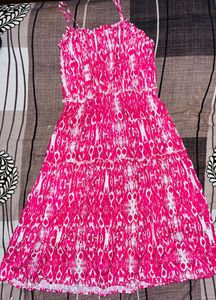 pink midi dress