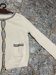 White Cardigan