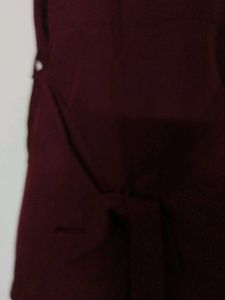 Burgundy Romper