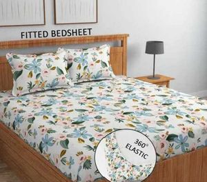 Floral Fitted Bed Sheet Set