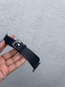 Black Silicon Apple Watch Strap