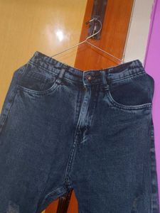 Mom Fit Charcoal Pant