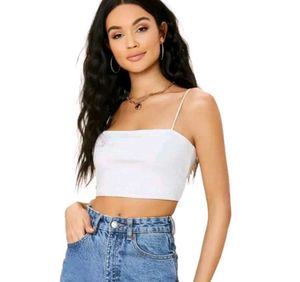 Pack of two White Cami and Black Tube Top