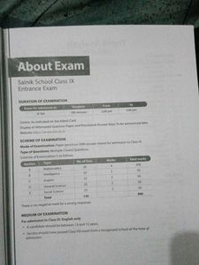 Sainik School Entrance Exam 2026 Guide