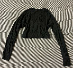 Black Long Sleeve Top