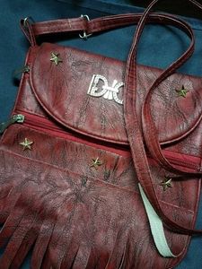 Maroon Sling Bag