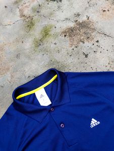 Adidas Blue Polo Shirt