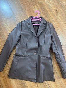 Leather Blazer From Savana ( New)