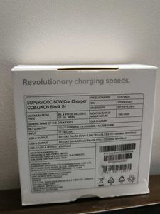 OPPO 80W SUPERVOOC New Car Charger