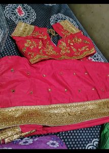 Pink Saree